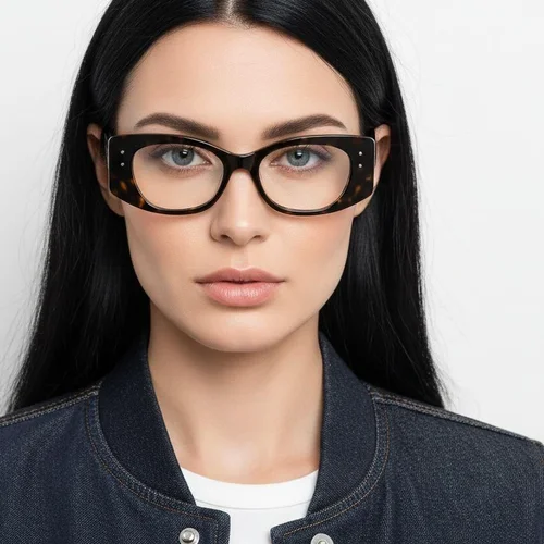 Lunettes en acétate écaille de tortue papillon #BS2607-0326