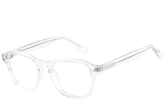 Rectangular Transparent Acetate Glasses #BS2607-0333