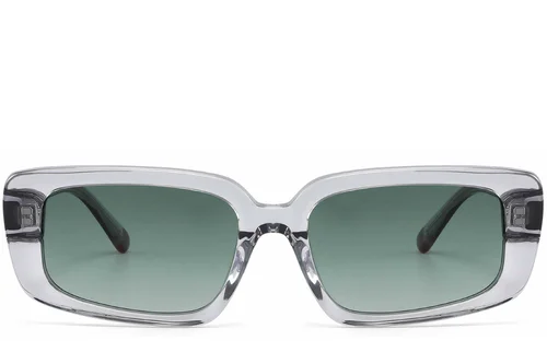 Lunettes de soleil papillon en acétate gris #BS2607-0361
