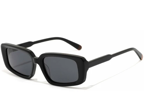 Gafas de sol de acetato negro con forma de mariposa n.° BS2607-0362