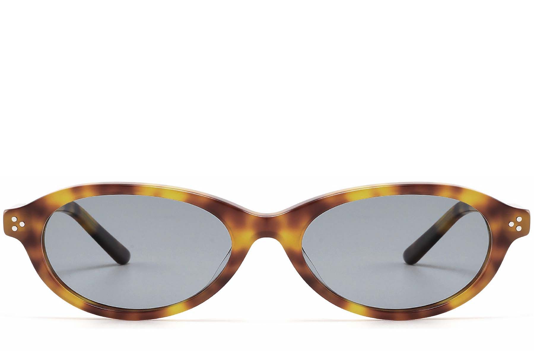Oval Tortoiseshell Acetate Sunglasses #BS2607-0367