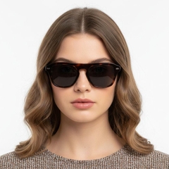 Gafas de sol estilo aviador de acetato con montura carey n.° BS2607-0371