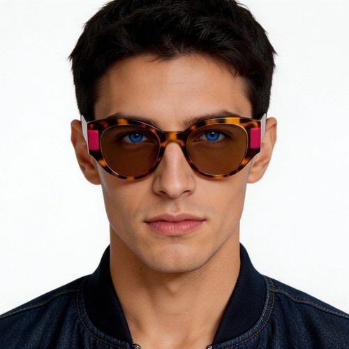 Gafas de sol de acetato con forma de mariposa y carey n.° BS2607-0412