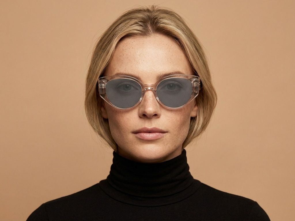 Butterfly Pink Acetate Sunglasses #BS2607-0413