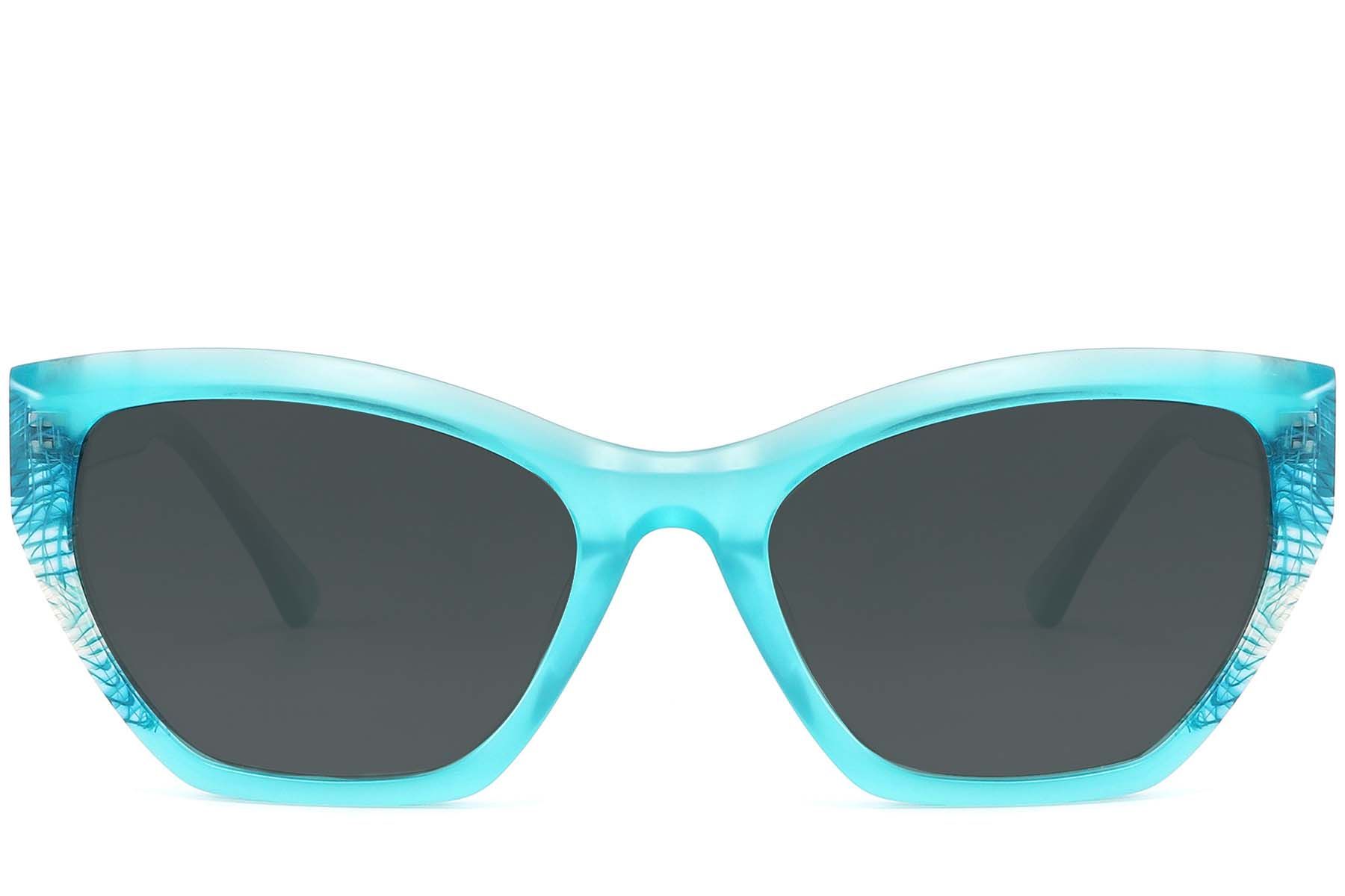 Butterfly Blue Acetate Sunglasses #BS2607-0415