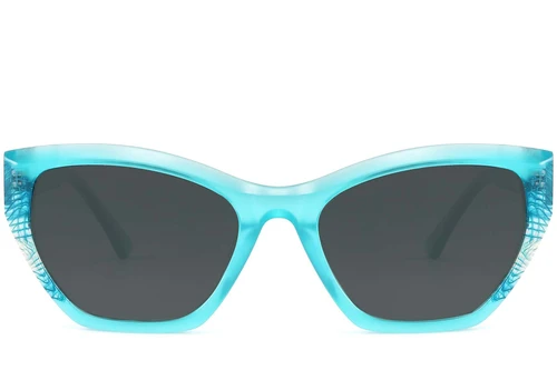 Gafas de sol de acetato azul mariposa n.° BS2607-0415