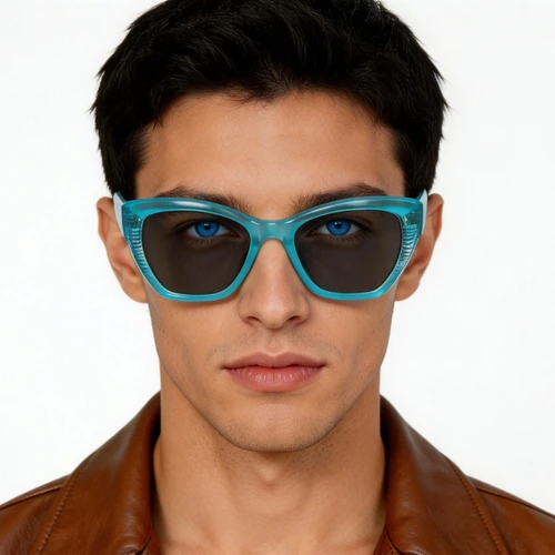 Gafas de sol de acetato azul mariposa n.° BS2607-0415