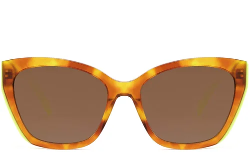 Lunettes de soleil papillon en acétate écaille de tortue #BS2607-0416