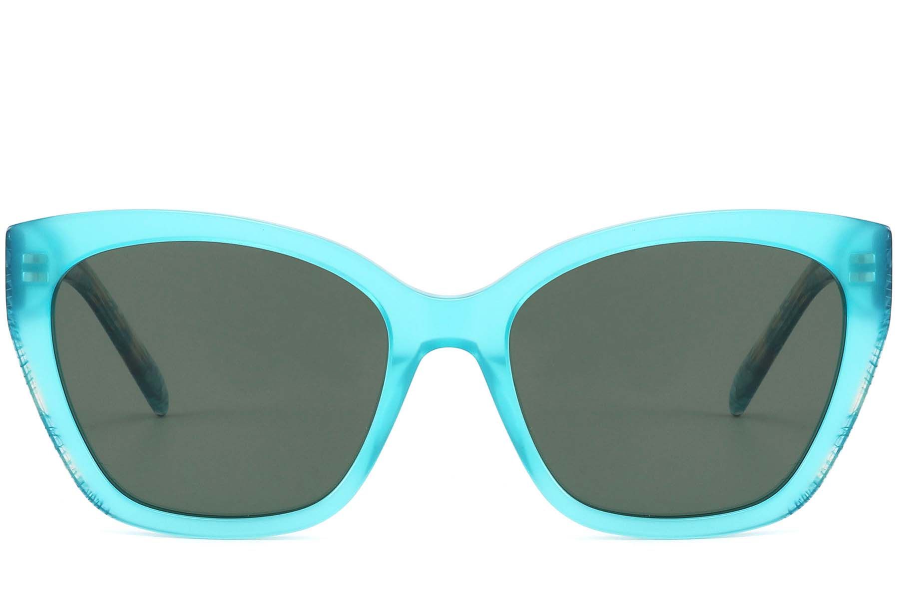 Butterfly Blue Acetate Sunglasses #BS2607-0417