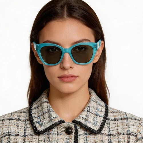 Gafas de sol de acetato azul mariposa n.° BS2607-0417