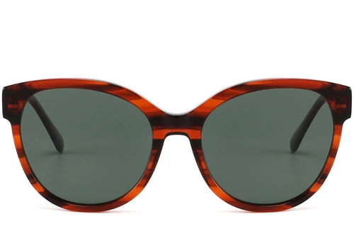 Gafas de sol de acetato con forma de mariposa y carey n.° BS2607-0421