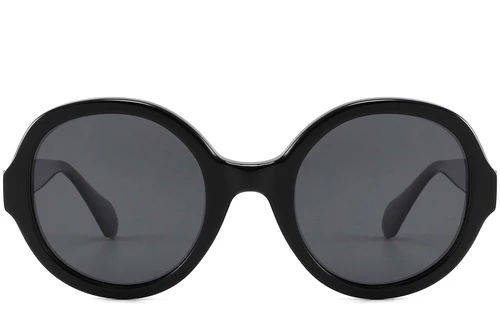 Gafas de sol ovaladas de acetato negro n.° BS2607-0431