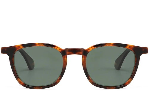 Gafas de sol rectangulares de acetato con montura de carey n.° BS2607-0463