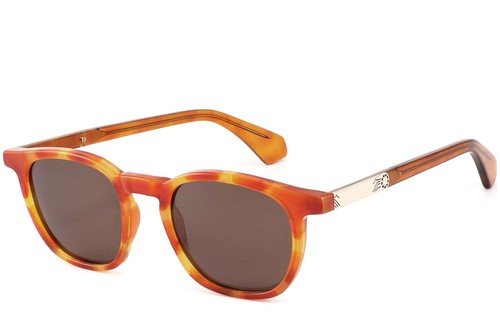 Gafas de sol rectangulares de acetato con montura de carey n.° BS2607-0464