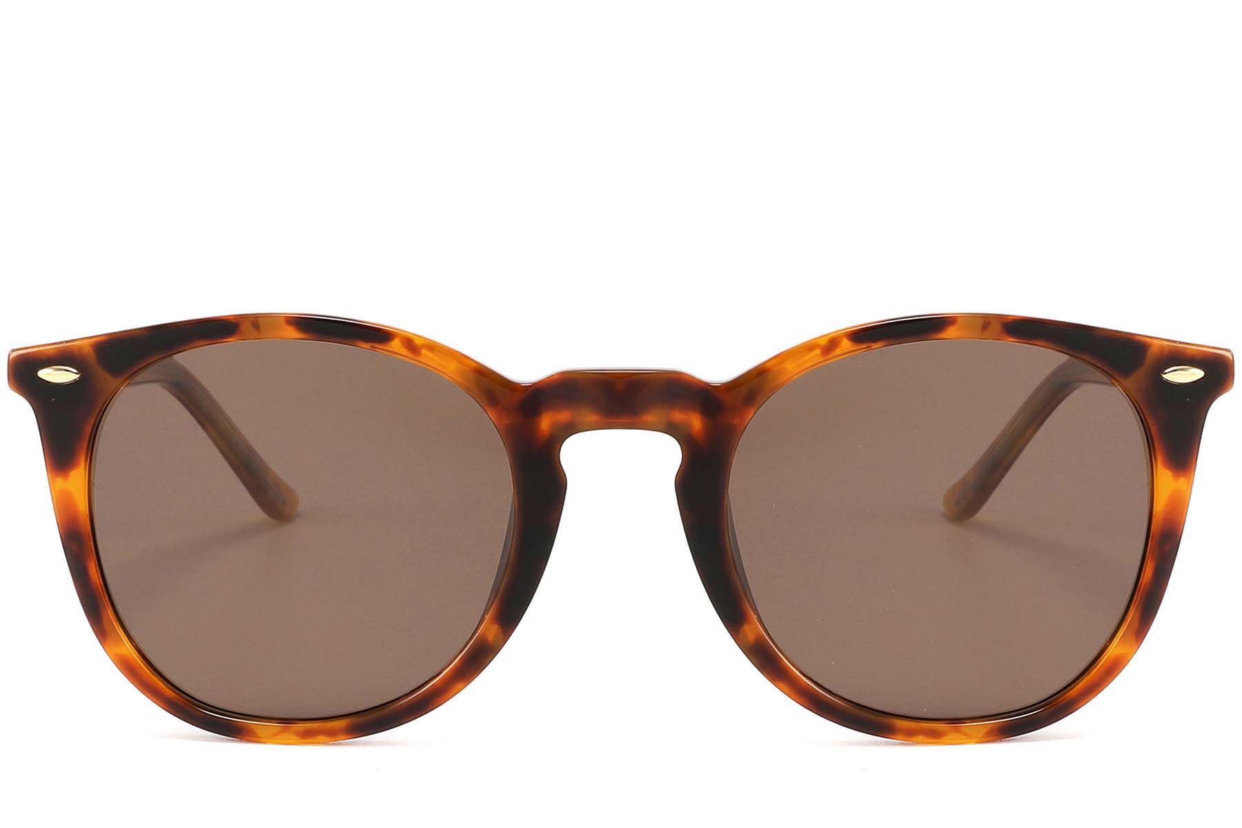 Oval Tortoiseshell Acetate Sunglasses #BS2607-0467