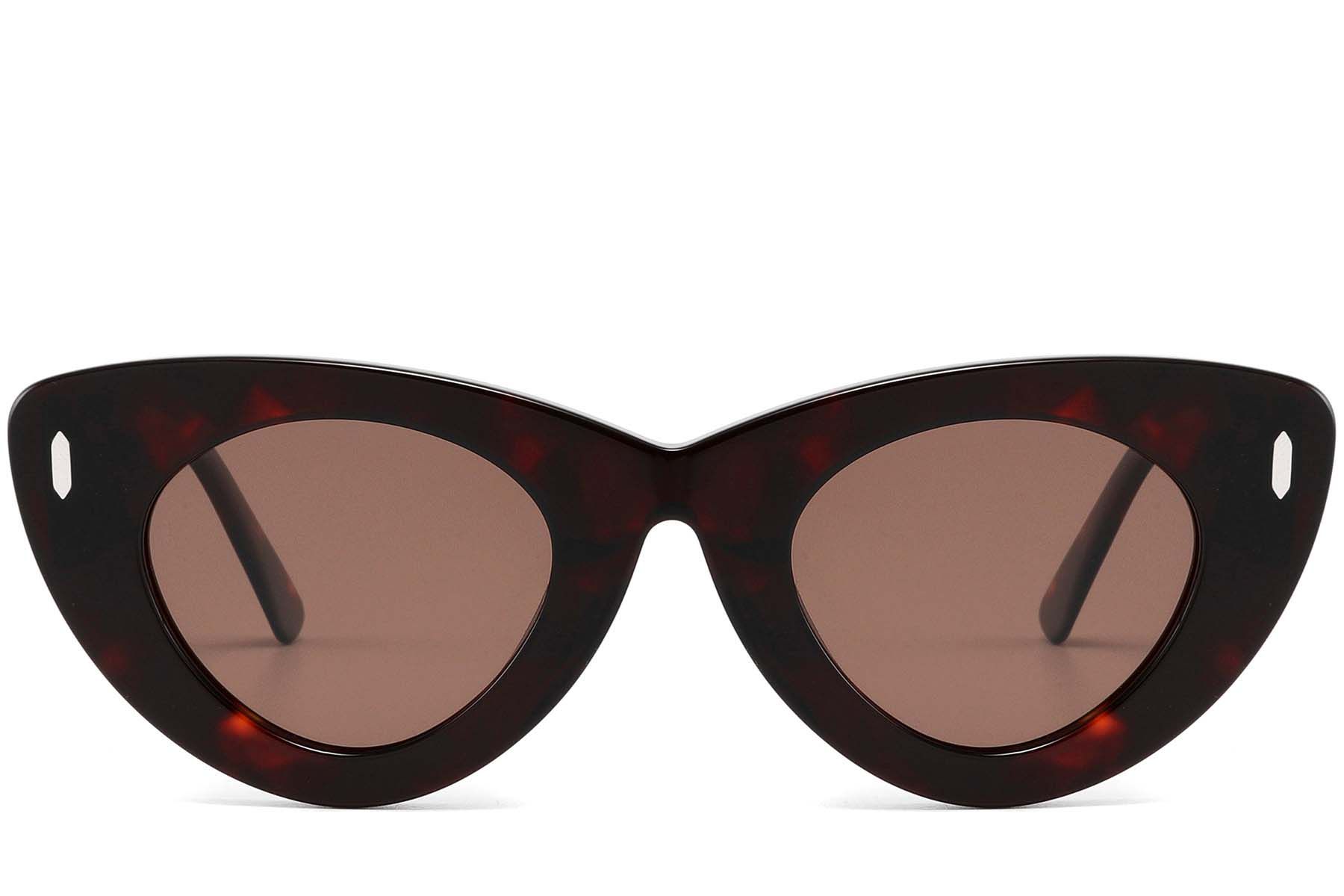 Butterfly Tortoiseshell Acetate Sunglasses #BS2607-0503