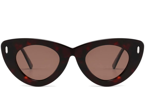 Gafas de sol de acetato con forma de mariposa y carey n.° BS2607-0503