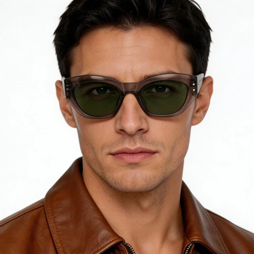 Gafas de sol de acetato gris mariposa n.° BS2607-0509