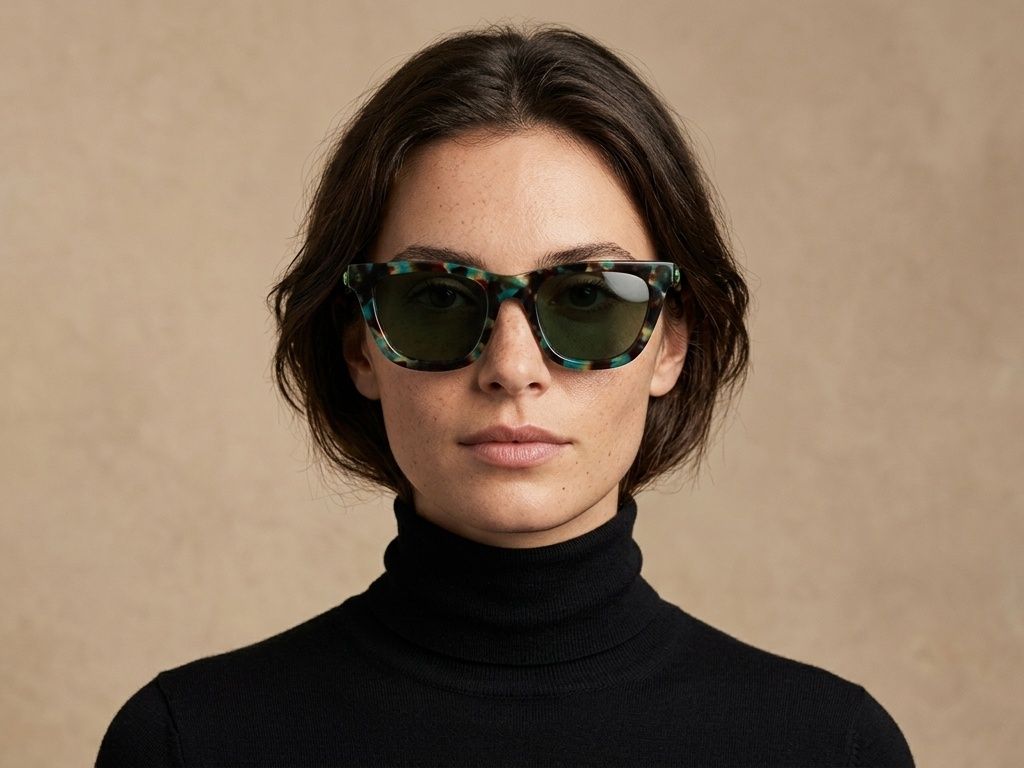 Gafas de sol de acetato con diseño de mariposa n.° BS2607-0525