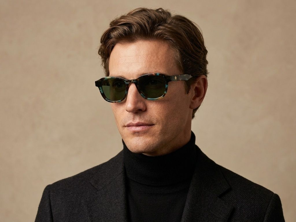 Oval Tortoiseshell Acetate Sunglasses #BS2607-0526