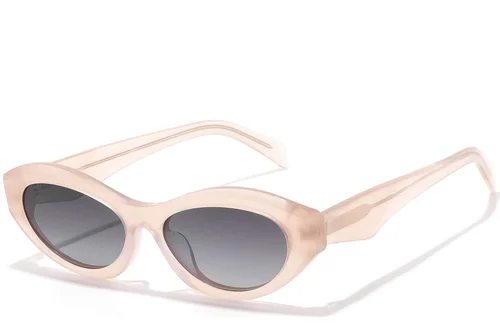 Lunettes de soleil papillon en acétate rose #BS2607-0531