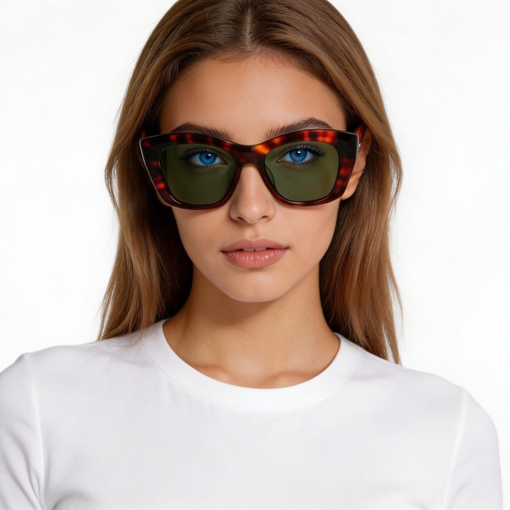 Butterfly Tortoiseshell Acetate Sunglasses #BS2607-0539