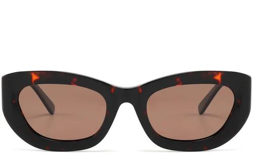 Lunettes de soleil papillon en acétate écaille de tortue #BS2607-0551