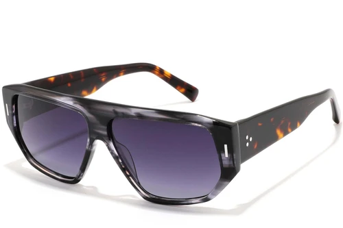 Gafas de sol estilo aviador de acetato con montura carey n.° BS2607-0555