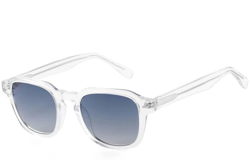 Gafas de sol rectangulares de acetato transparente #BS2607-0576