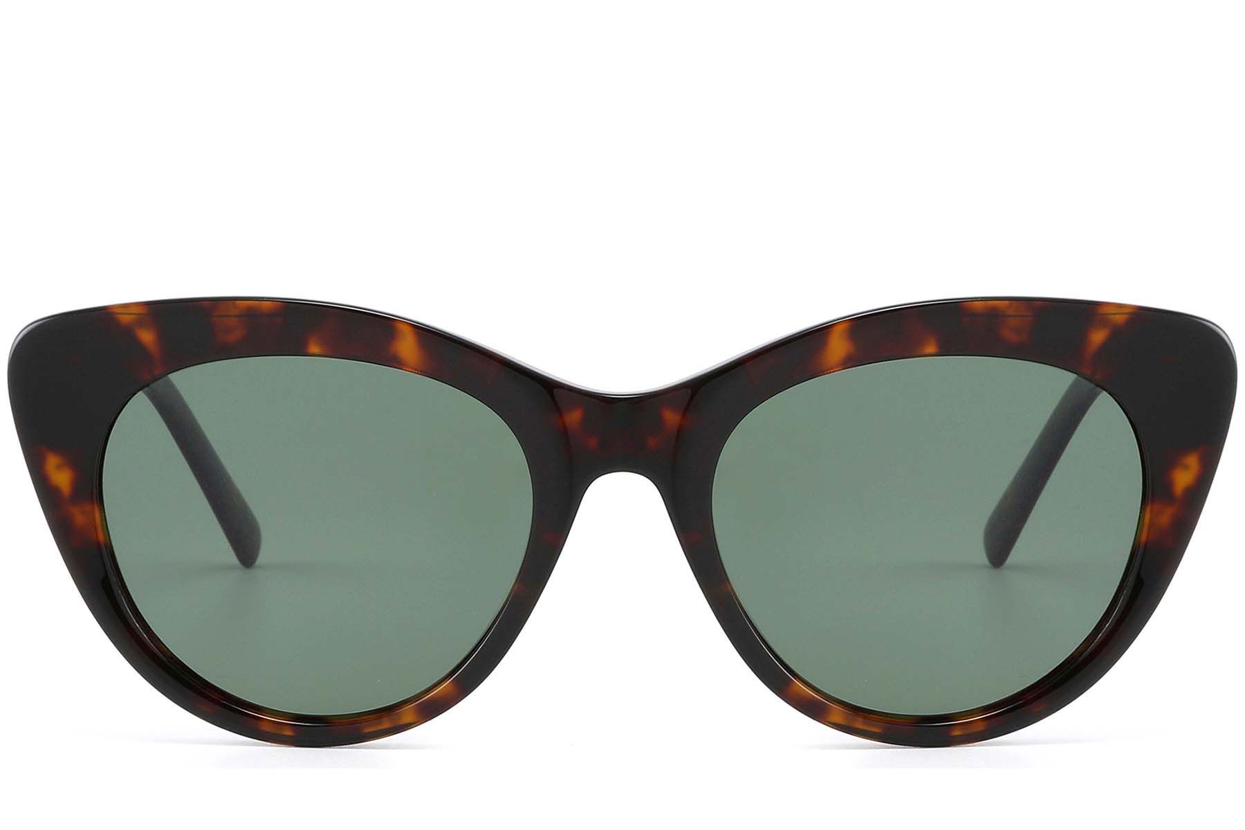 Gafas de sol de acetato con forma de mariposa y carey n.° BS2607-0587