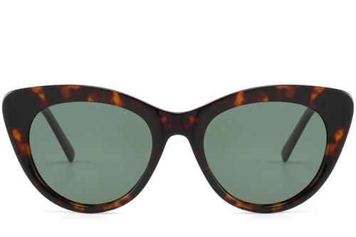 Gafas de sol de acetato con forma de mariposa y carey n.° BS2607-0587