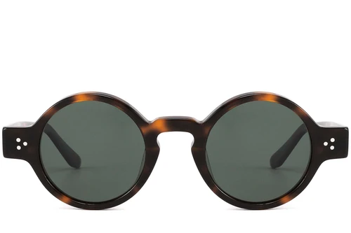 Gafas de sol redondas de acetato con montura de carey n.° BS2607-0605