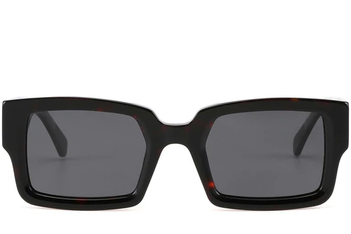 Gafas de sol rectangulares de acetato con montura de carey n.° BS2607-0620