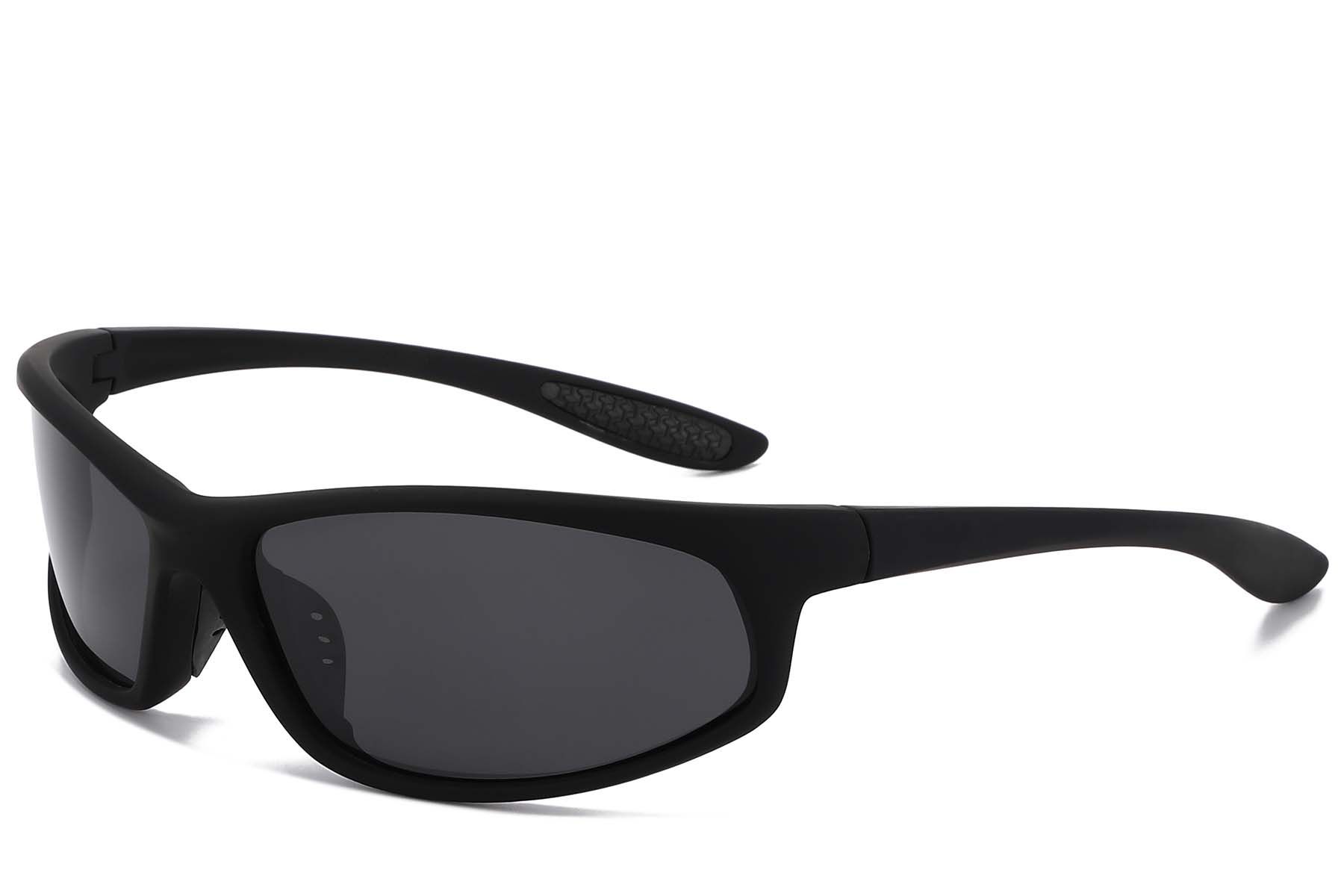 Butterfly Black Plastic Polarized Photochromic Glasses #BS2607-0642