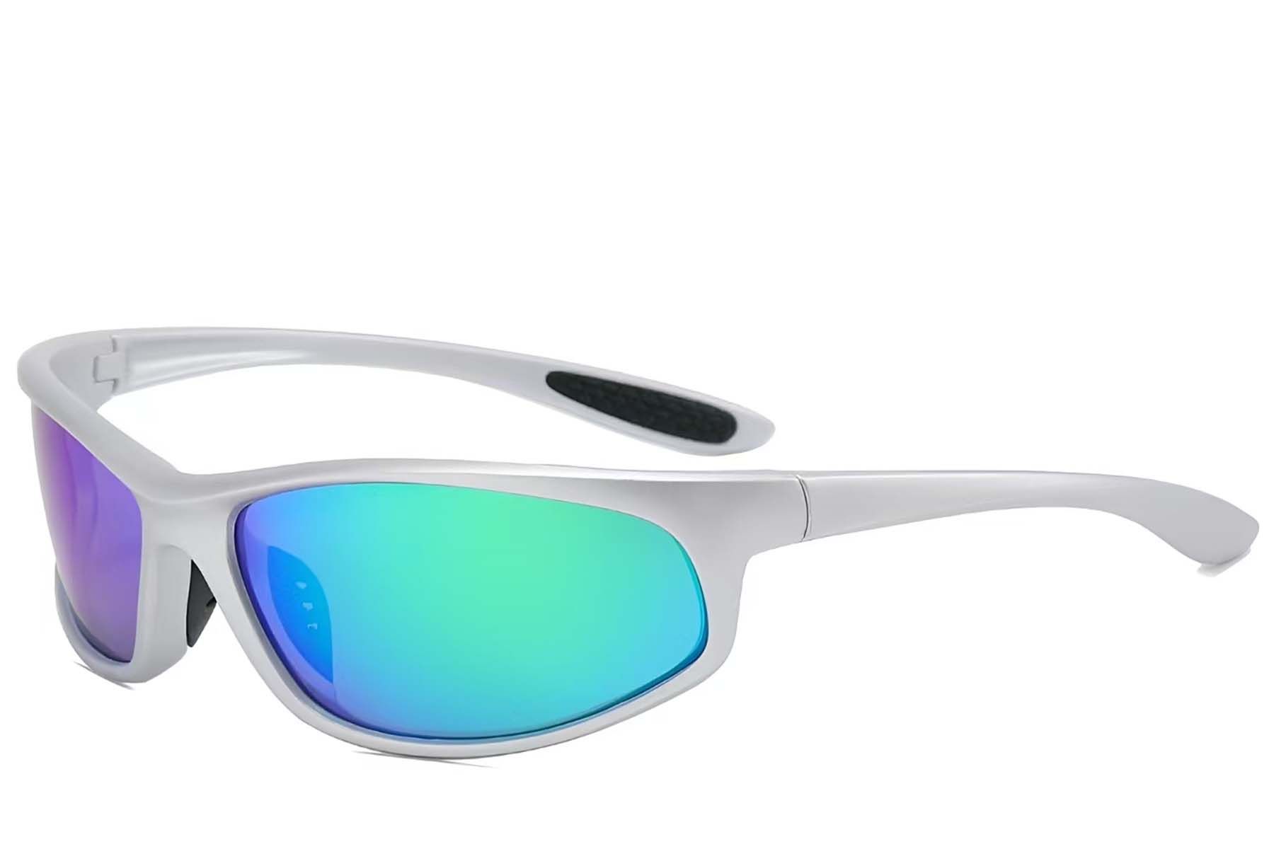 Butterfly Silver Plastic Polarized Photochromic Glasses #BS2607-0644