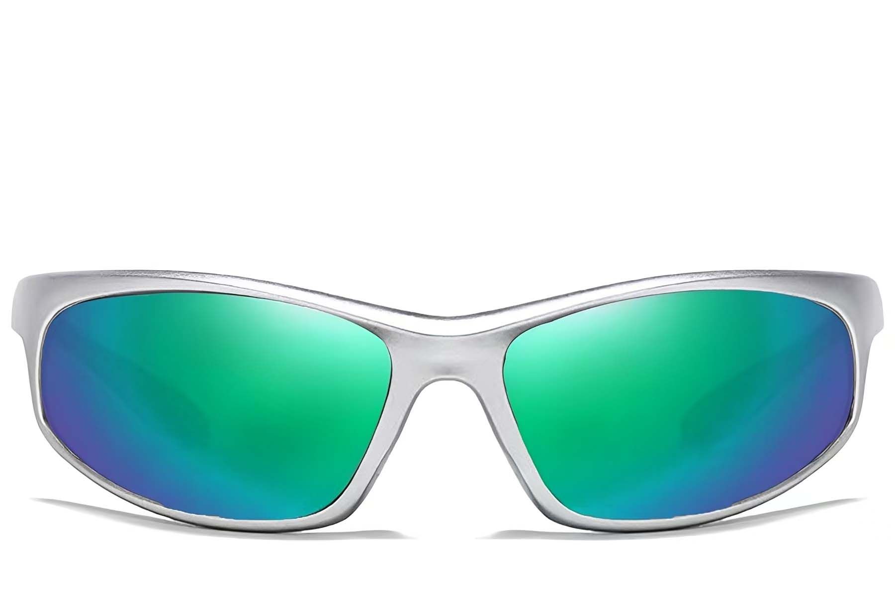 Butterfly Silver Plastic Polarized Photochromic Glasses #BS2607-0644