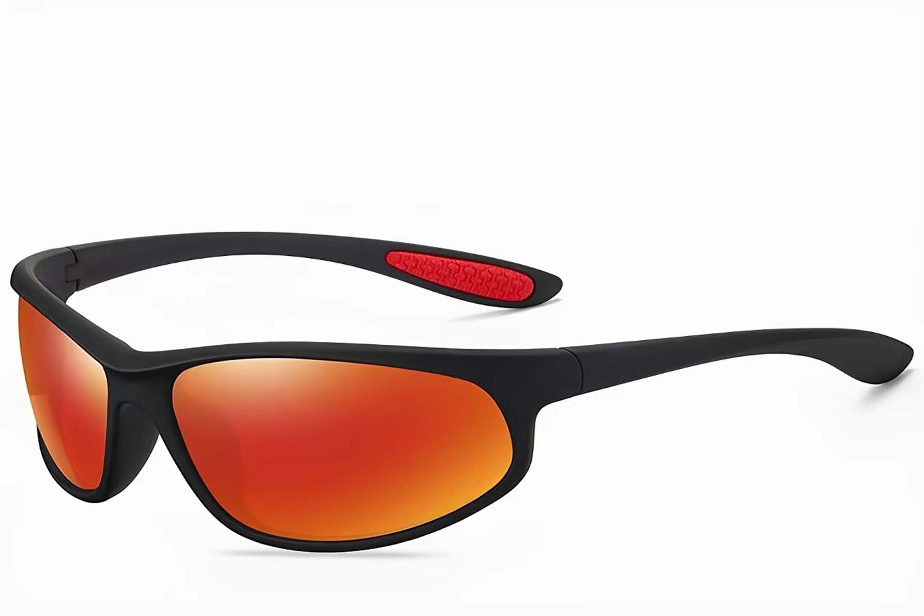 Butterfly Black Plastic Polarized Photochromic Glasses #BS2607-0645