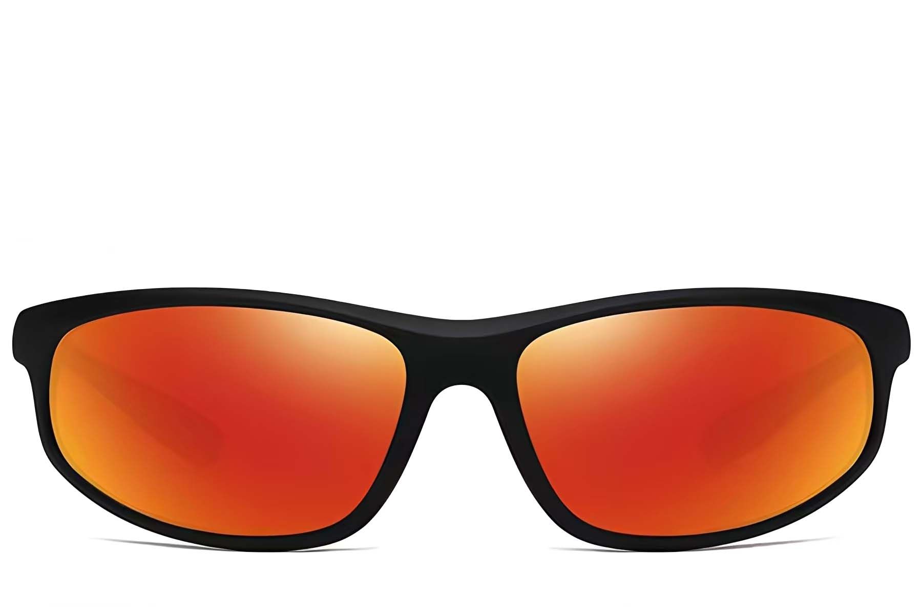 Butterfly Black Plastic Polarized Photochromic Glasses #BS2607-0645