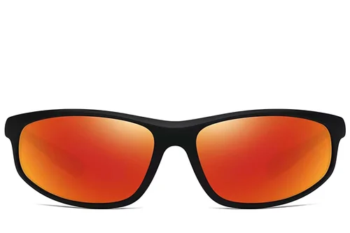 Lunettes photochromiques polarisées en plastique noir Butterfly #BS2607-0645