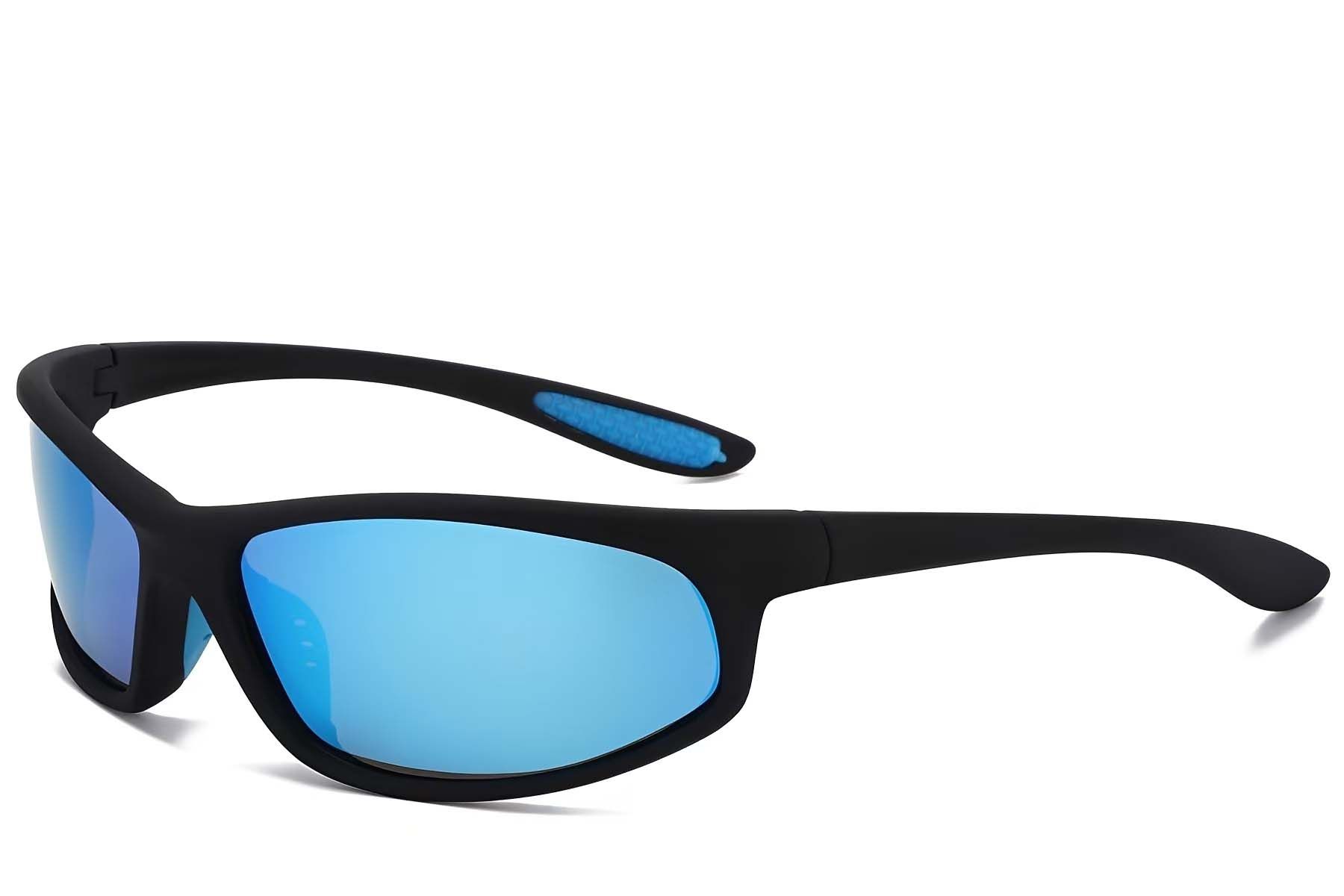 Butterfly Black Plastic Polarized Photochromic Glasses #BS2607-0646