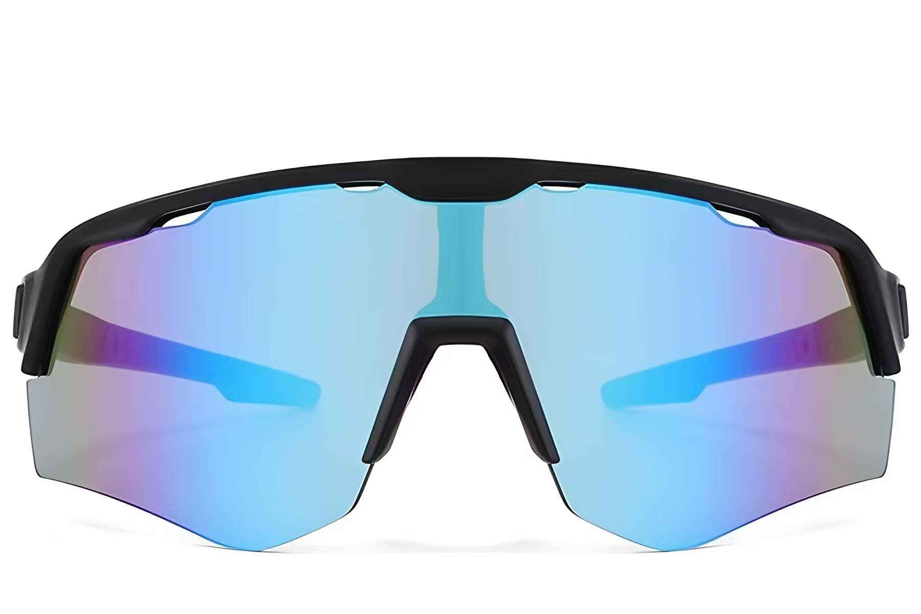 Aviator Black Plastic Sunglasses #BS2607-0654