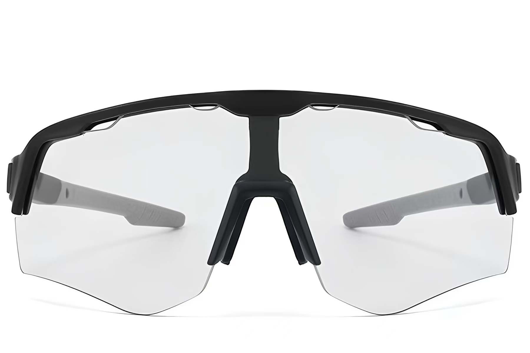 Gafas fotocromáticas de plástico negro estilo aviador #BS2607-0658