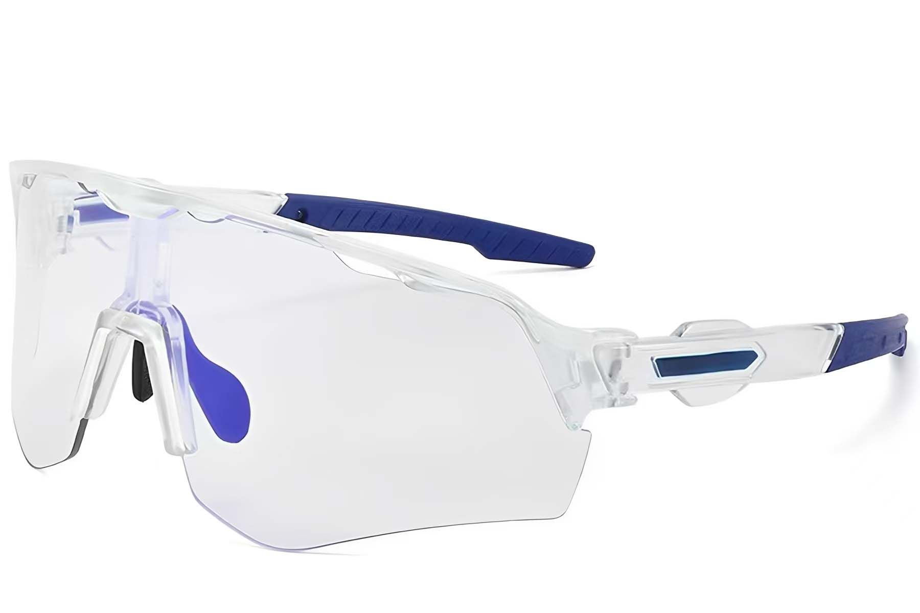 Aviator Transparent Plastic Photochromic Glasses #BS2607-0660