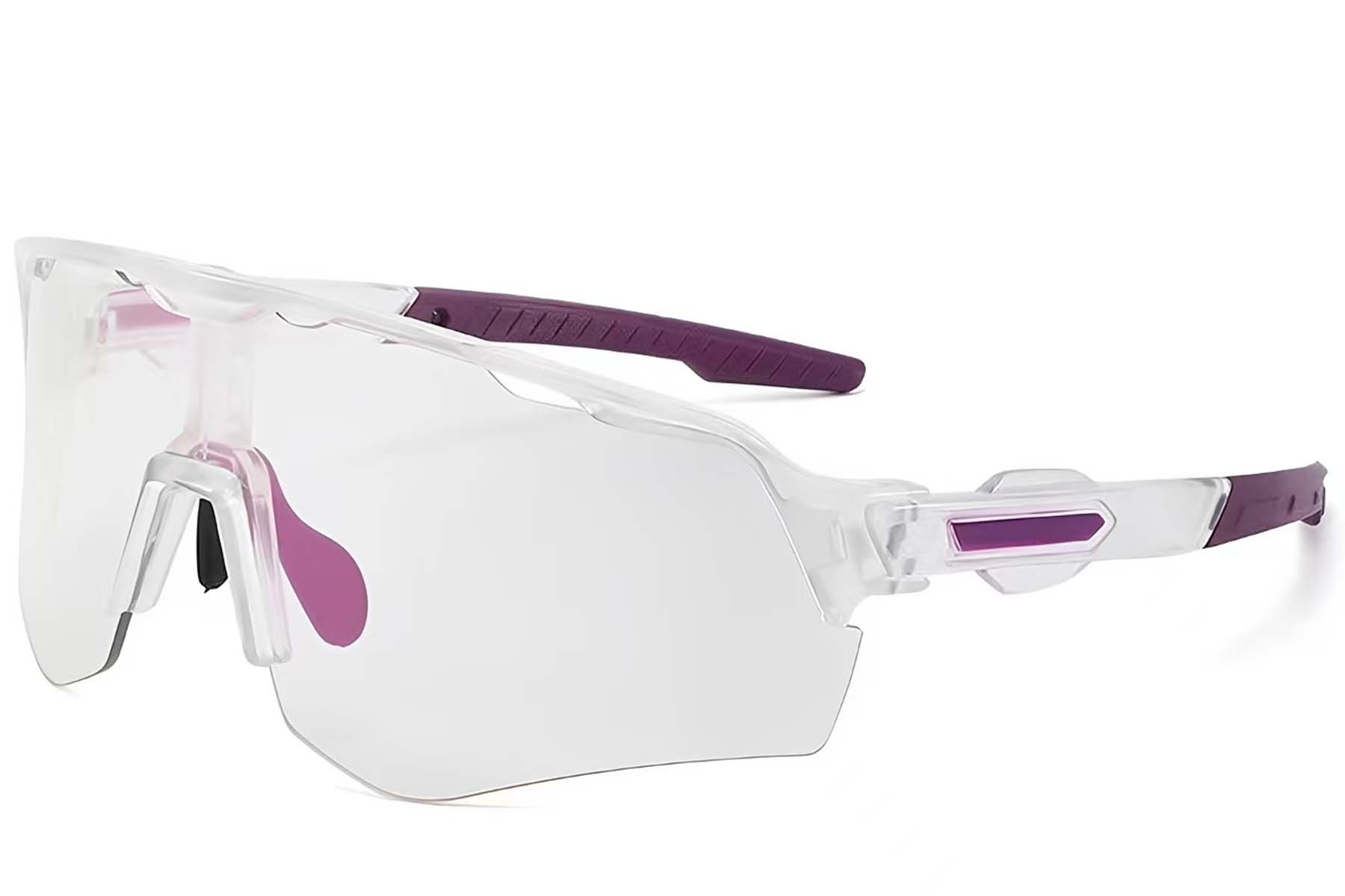 Aviator Transparent Plastic Photochromic Glasses #BS2607-0661