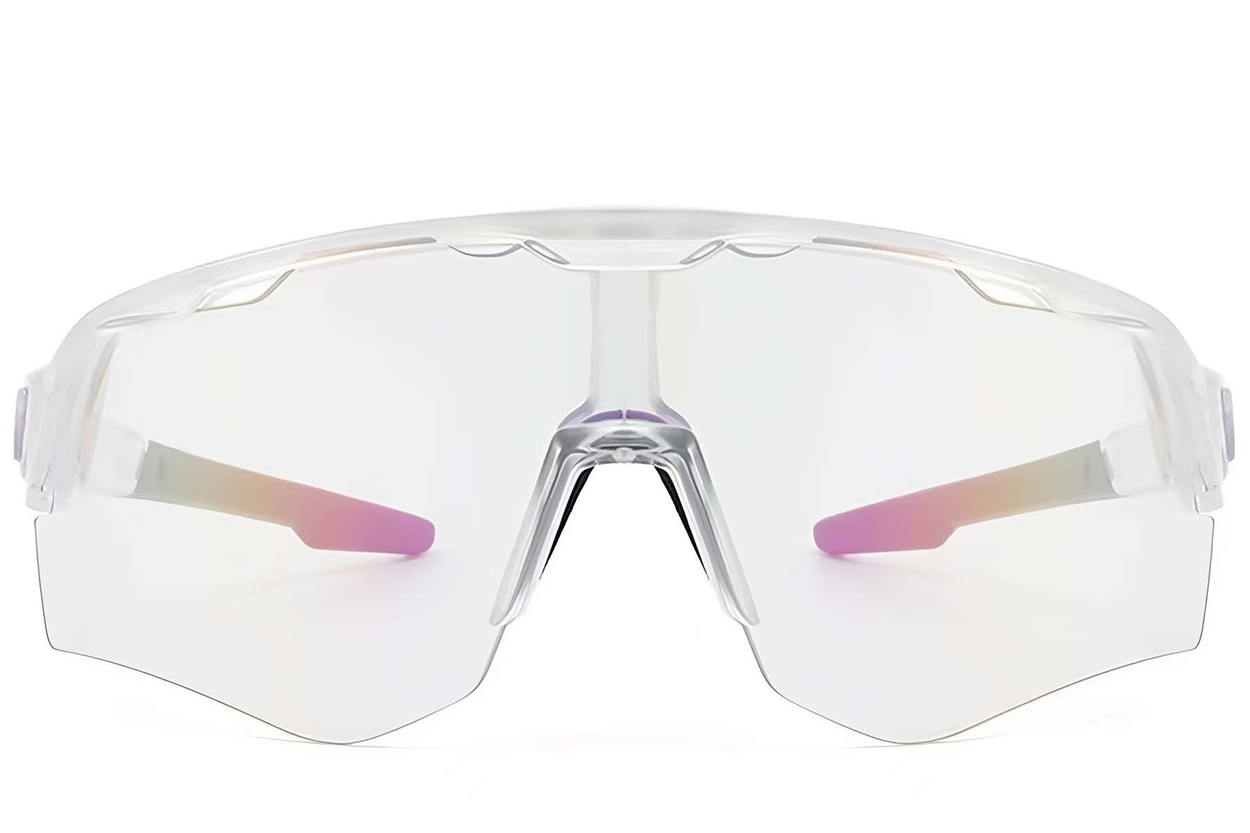 Aviator Transparent Plastic Photochromic Glasses #BS2607-0661
