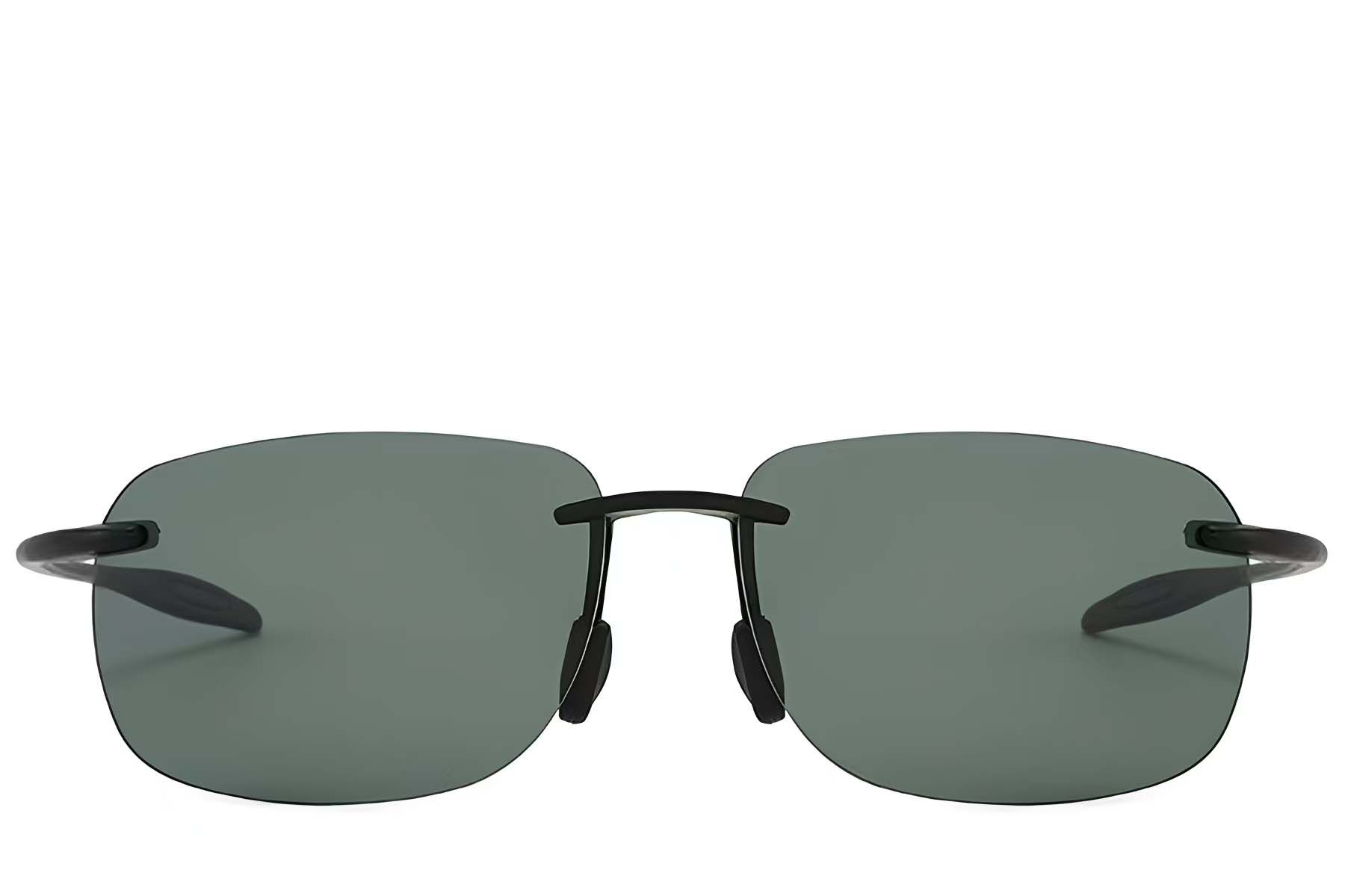 Invisible Black Plastic Polarized Sunglasses #BS2607-0670