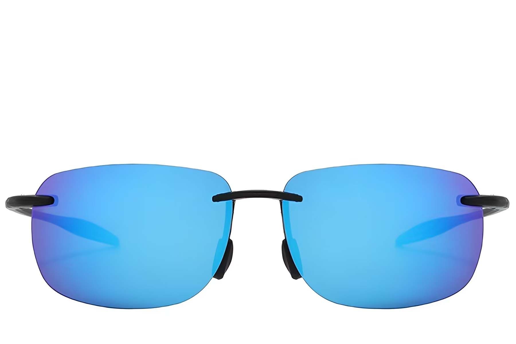 Invisible Black Plastic Polarized Sunglasses #BS2607-0672
