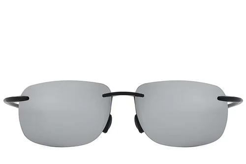 Lunettes de soleil polarisées invisibles en plastique noir #BS2607-0674