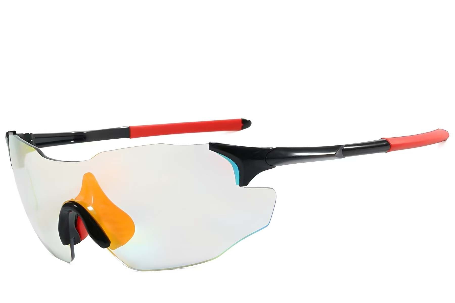 Lunettes photochromiques Aviator en plastique noir #BS2607-0676