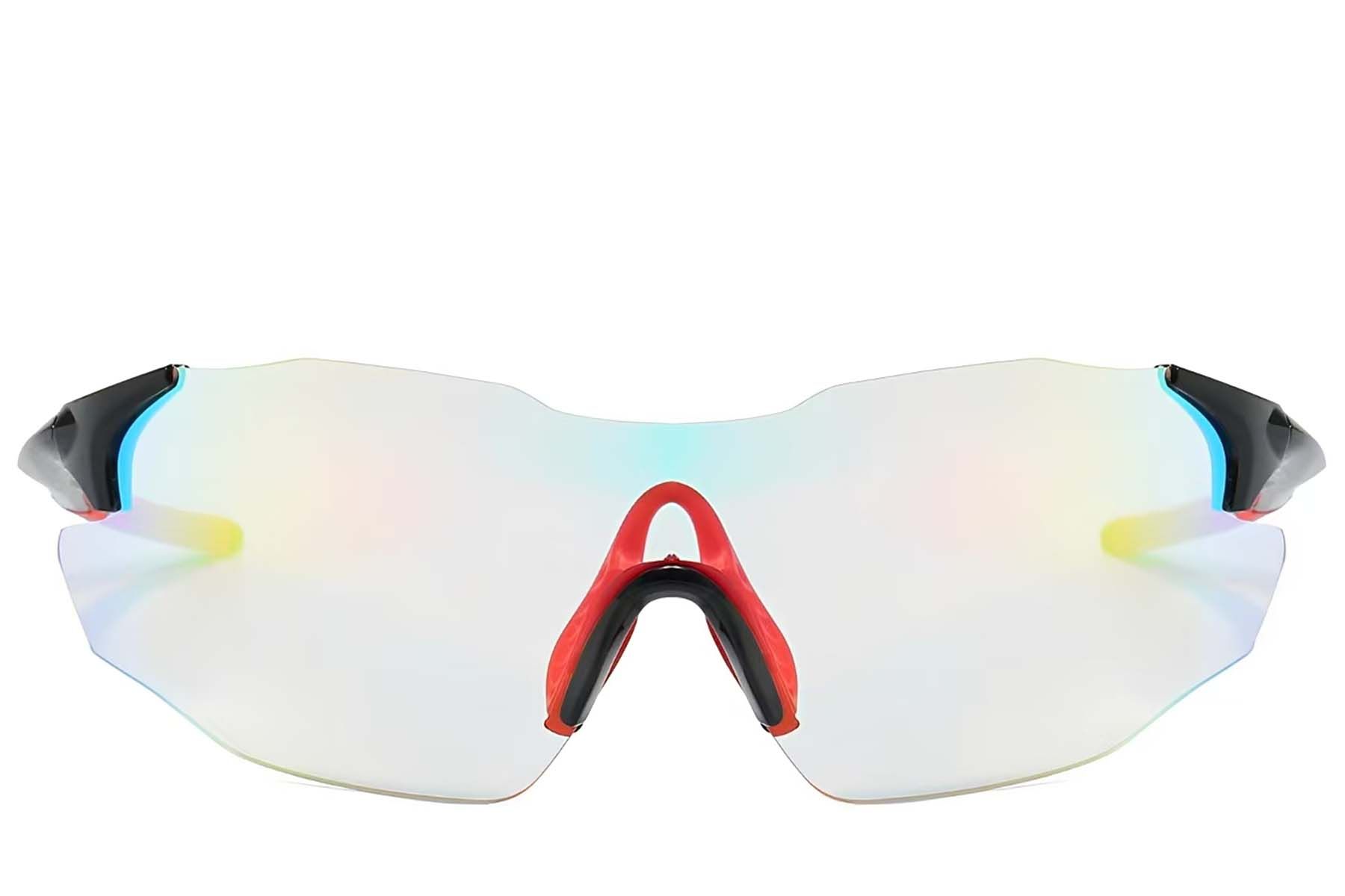 Lunettes photochromiques Aviator en plastique noir #BS2607-0676